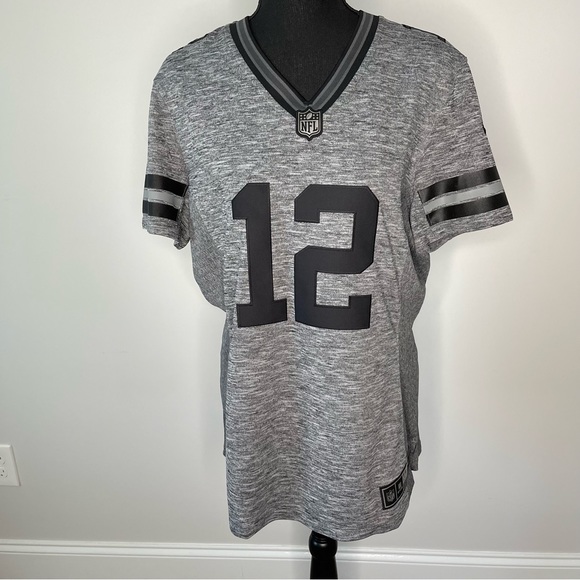 Nike Aaron Rodgers Green Bay Packers Women's Gridiron Grey Limited Jersey Large - Picture 2 of 12